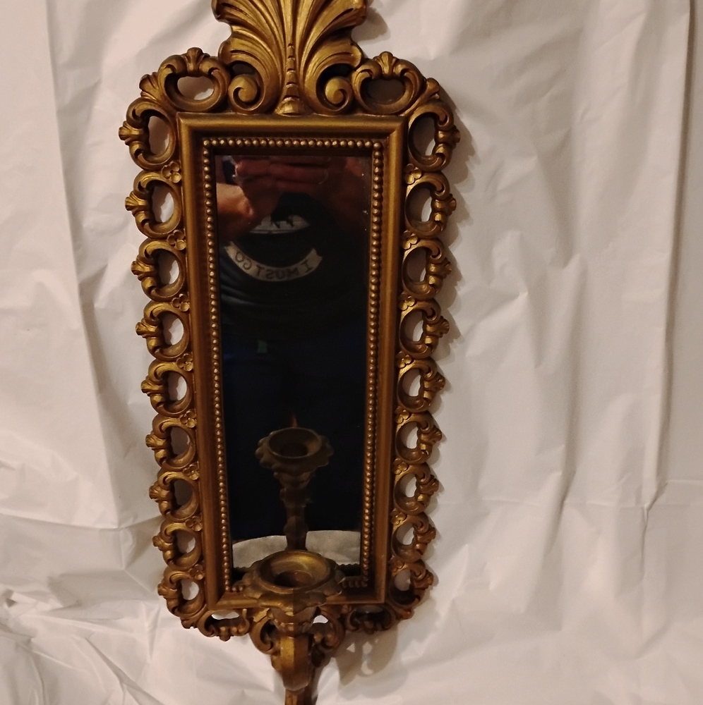 Vintage ornate gold syroco style